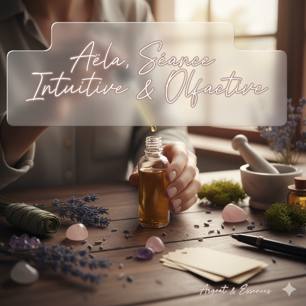 Composition d'éléments de rituels d'essences végétales : pierres, plantes, flacons d'huiles et